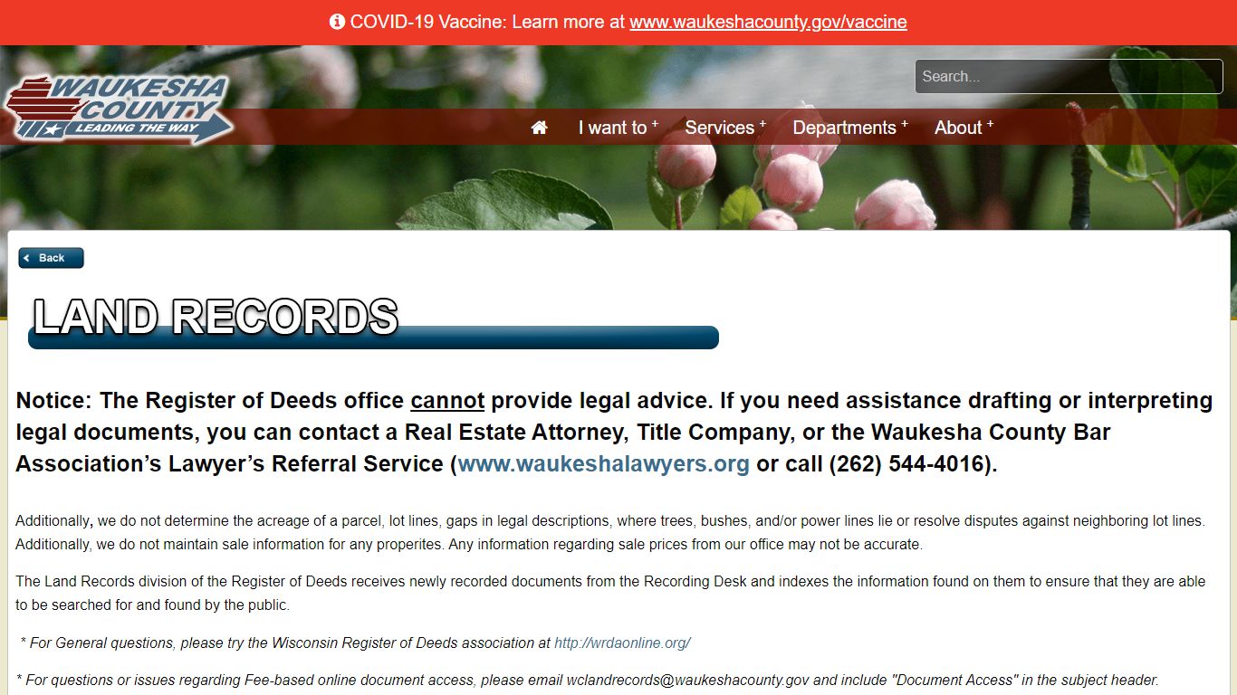 Waukesha County - Land Records