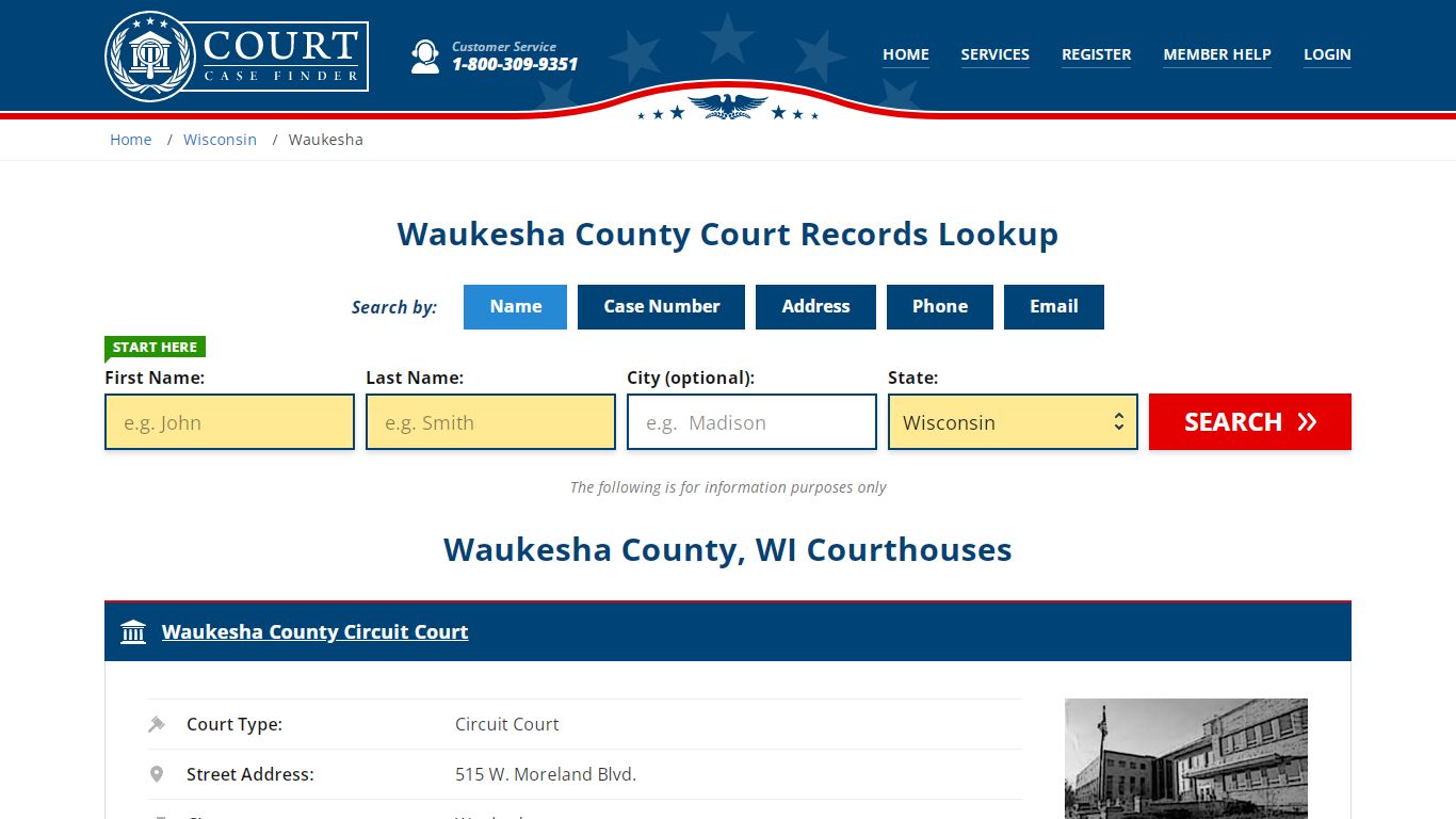 Waukesha County Court Records | WI Case Lookup